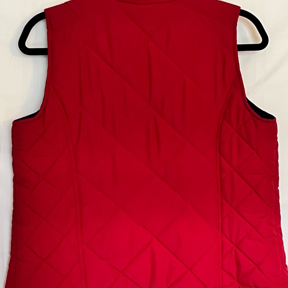 Lauren Ralph Lauren Puffer Vest Womens SZ PM gold Hardware Equestrian Winter - Picture 2 of 4